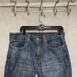 Levi's 527 Jeans Men 34X34 Blue Medium Wash Denim Bootcut Cowboy Western Whisker